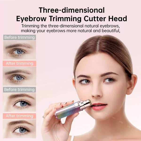 Blawless Rechargeable 2 in 1 Eyebrow Trimmer + Hair Shaver