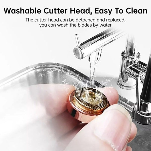 Blawless Rechargeable 2 in 1 Eyebrow Trimmer + Hair Shaver