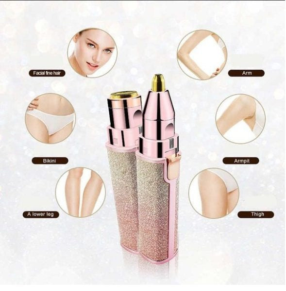 Blawless Rechargeable 2 in 1 Eyebrow Trimmer + Hair Shaver